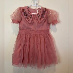Next NWT embroidered tulle baby girl dress 2-3 yrs old